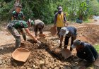 Satgas TMMD ke-126 Kodim 0601/Pandeglang Rampungkan Pengerasan Jalan di Desa Cikeuntrung dengan Progres 100%