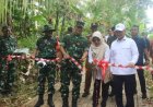 Pemotongan Pita Tandai Peresmian Jalan TMMD ke-126, Wujud Sinergi TNI dan Pemerintah untuk Kesejahteraan Rakyat